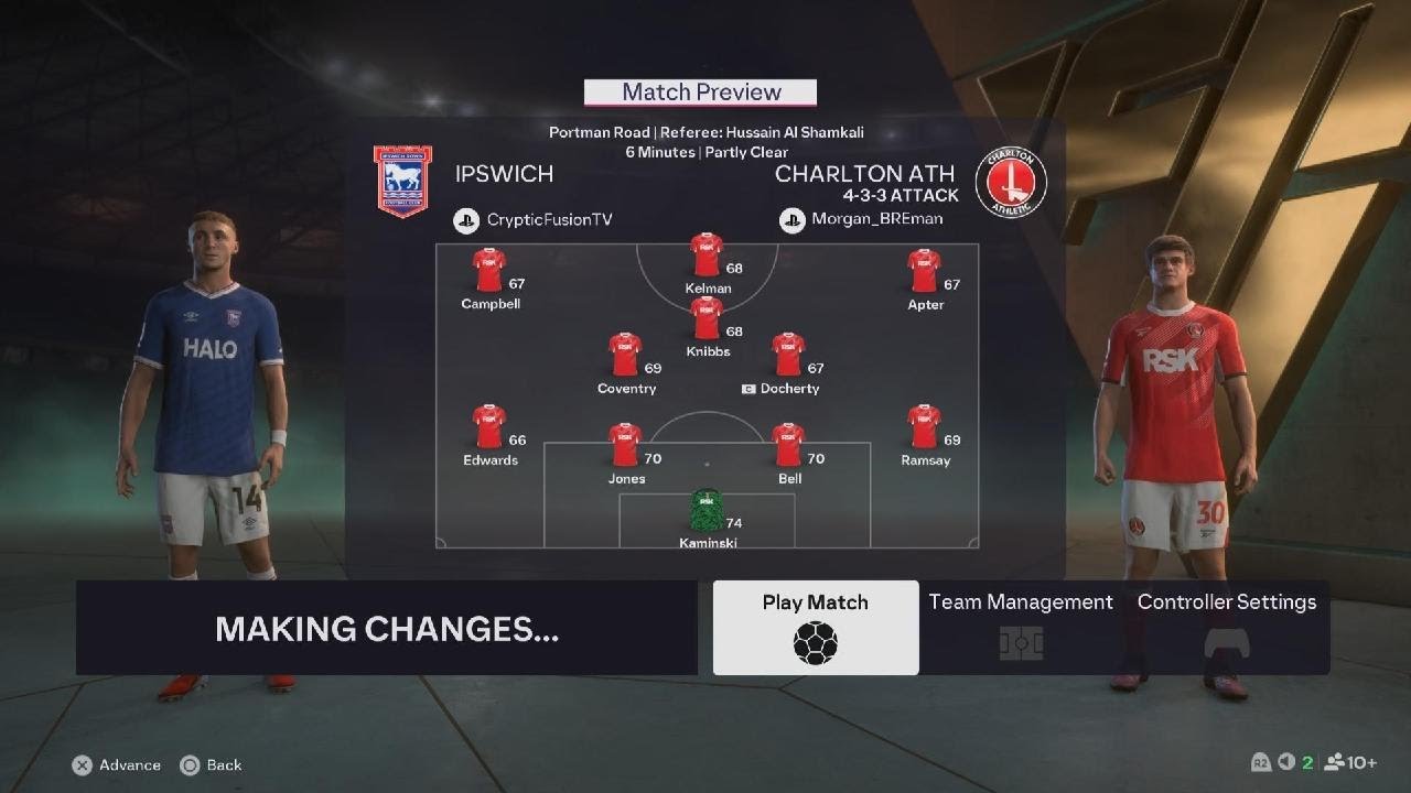 UFL GW11 Ipswich-Charlton