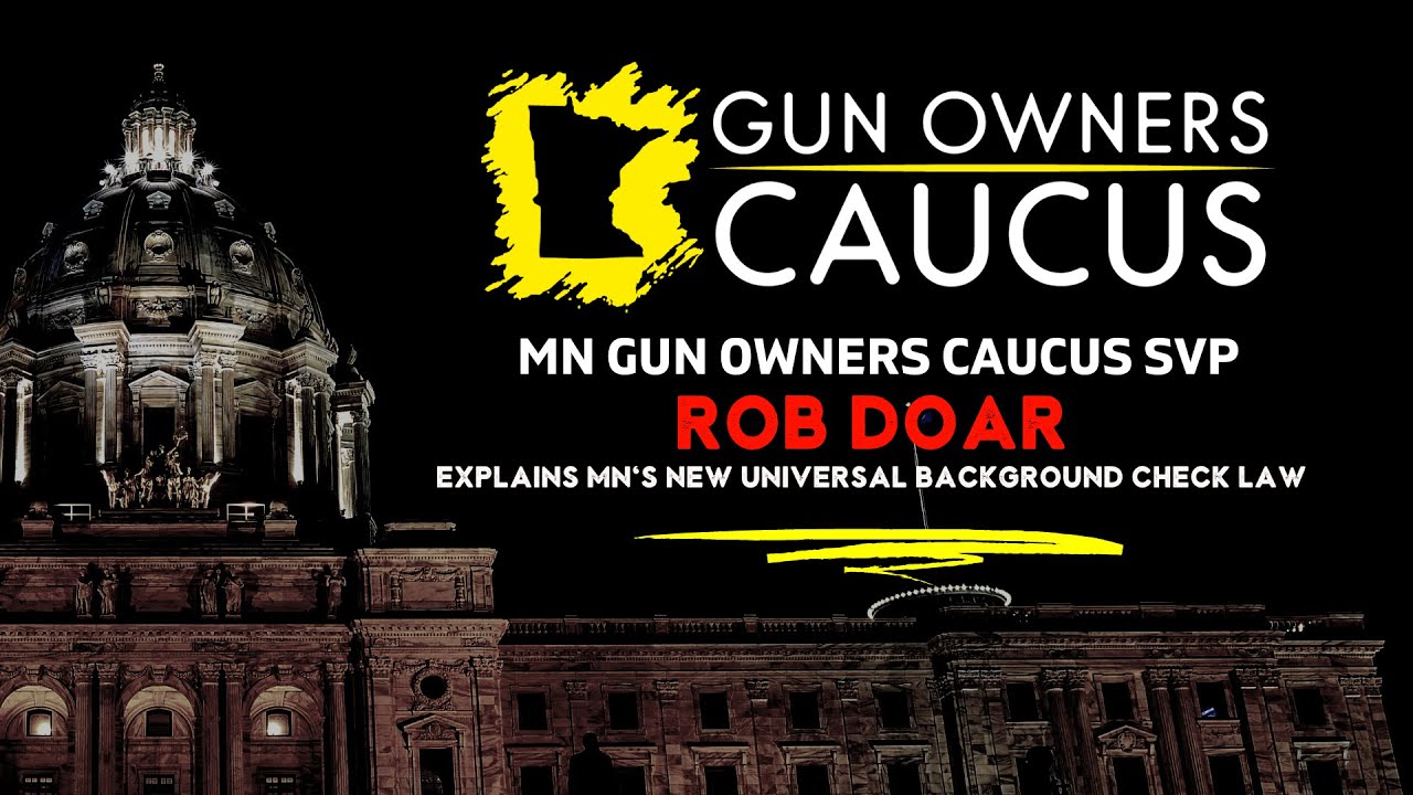 Caucus Explainer: Minnesota's Universal Background Check Law - YouTube