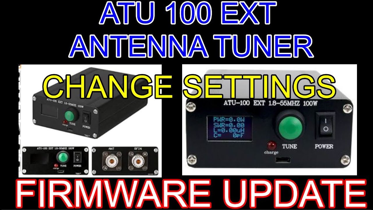 ATU 100 (EXT) Antenna Tuner Firmware Update-Links and information