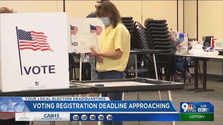Voter registration deadline approaching; what you need to know