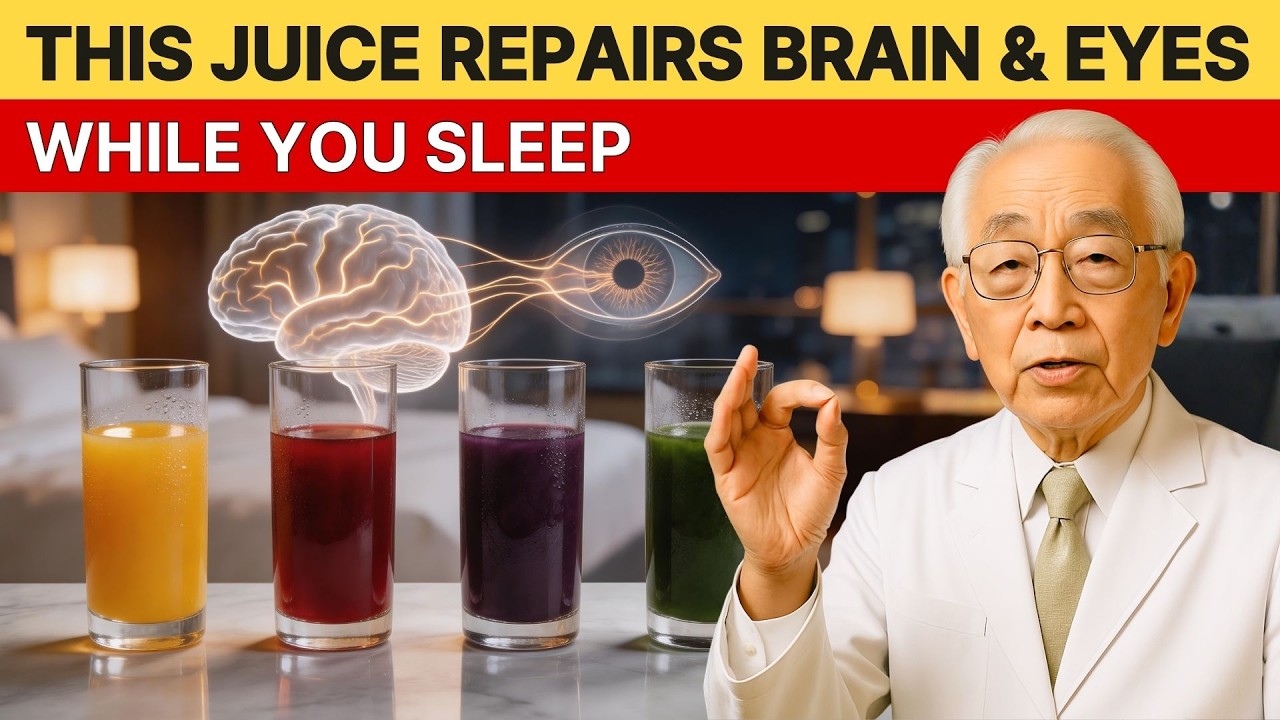 Japan’s Oldest Doctor: Top 4 Juices to Restore Vision and Memory While You Sleep