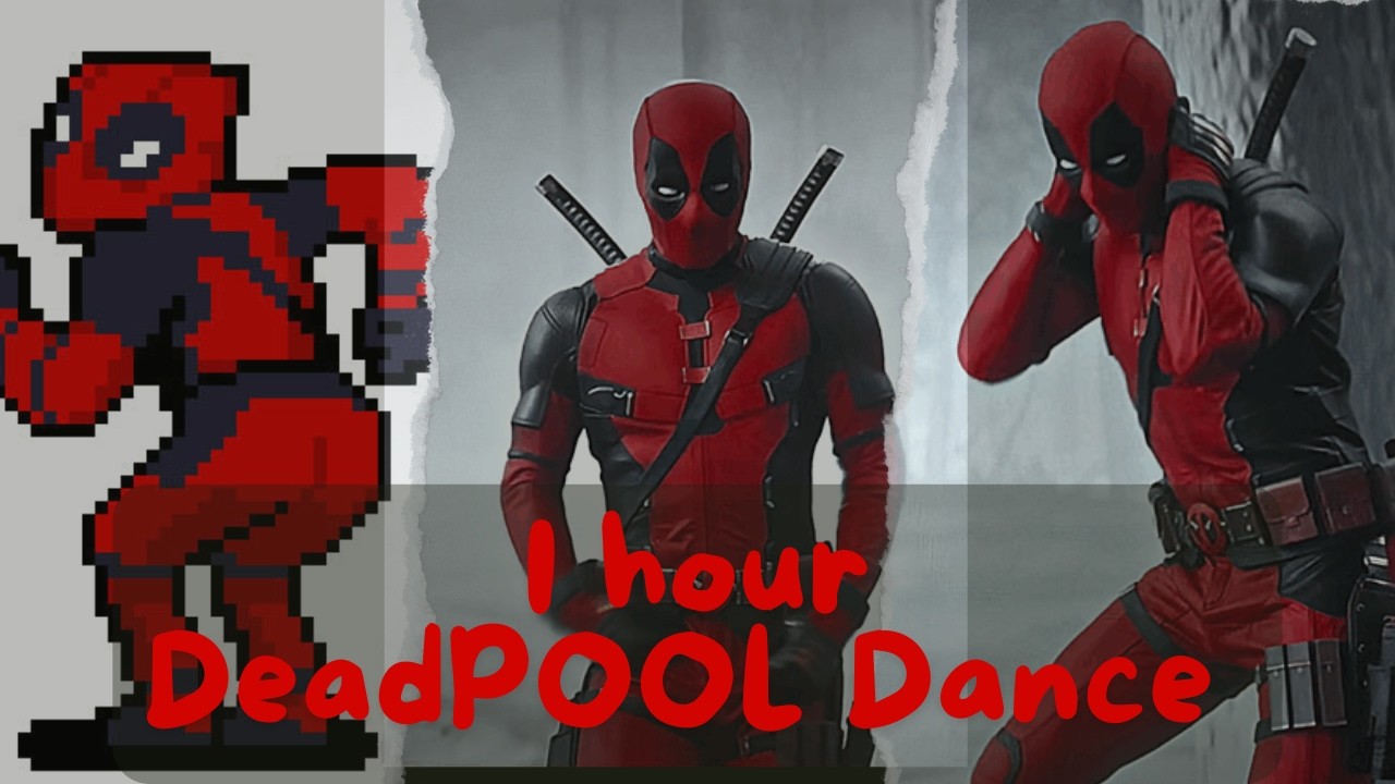 Deadpool s epic bye bye bye dance loop in 4k 1 hour of non stop
