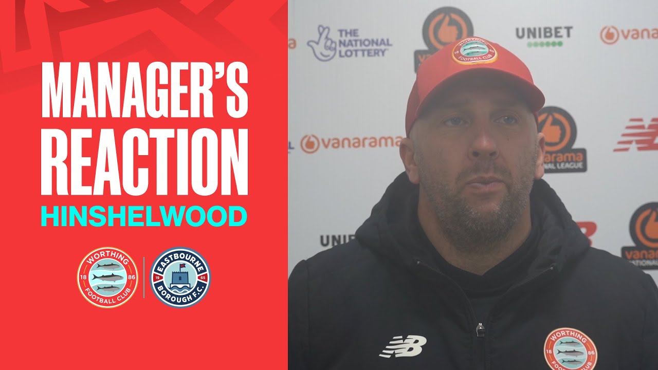 "I still think we should be pushing for more" | Adam Hinshelwood | Eastbourne Borough Reaction