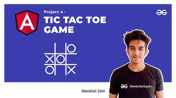 Create a Tic-Tac-Toe Game using Angular | Angular Series | Harshal Jain