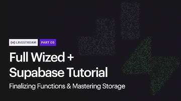 Full Wized + Supabase Tutorial: Part 5 – Finalizing Functions & Mastering Storage