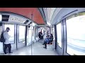 Recorriendo el Metro de Santiago durante cuarentena en video 360º