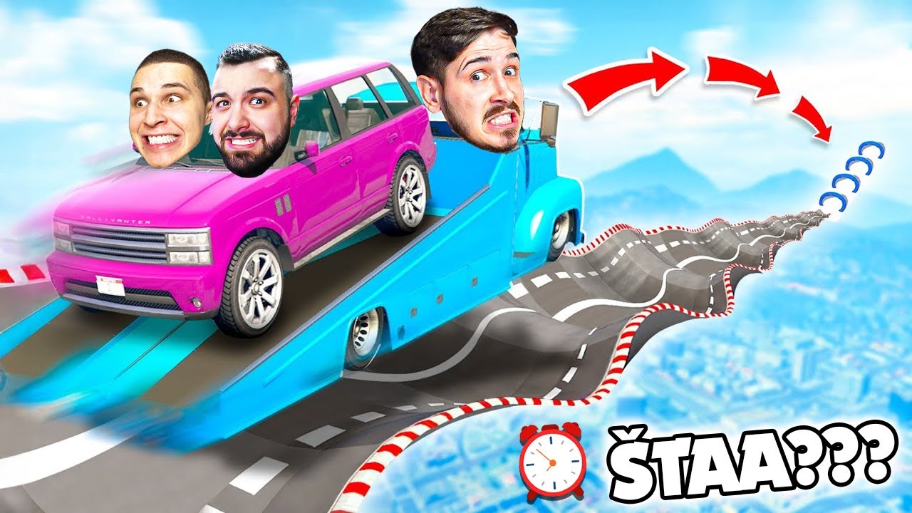 AKO POMOGNEMO JEDAN DRUGOM PREĆI ĆEMO NAJTEŽU GTA 5 TRKU!💀🤝