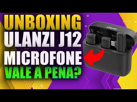 Unboxing Ulanzi J12 Microfone de Lapela Sem Fio