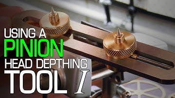 Using A Pinion Head Depthing Tool I