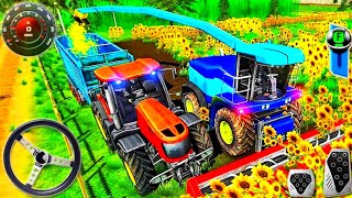Village Farming Modern Tractor Simulator 2020 - Harvest Tractor Farm Games - Android Gameplay screenshot 1