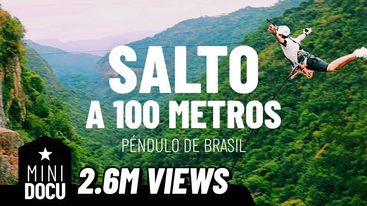 Bungee a 100 METROS de ALTURA ft. Juca