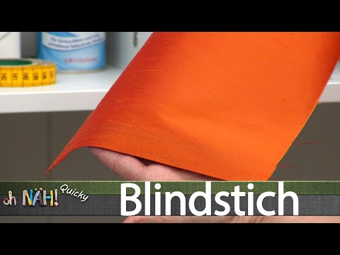 Blindstich bügeln mit Profisaum - oh NÄH! Quicky