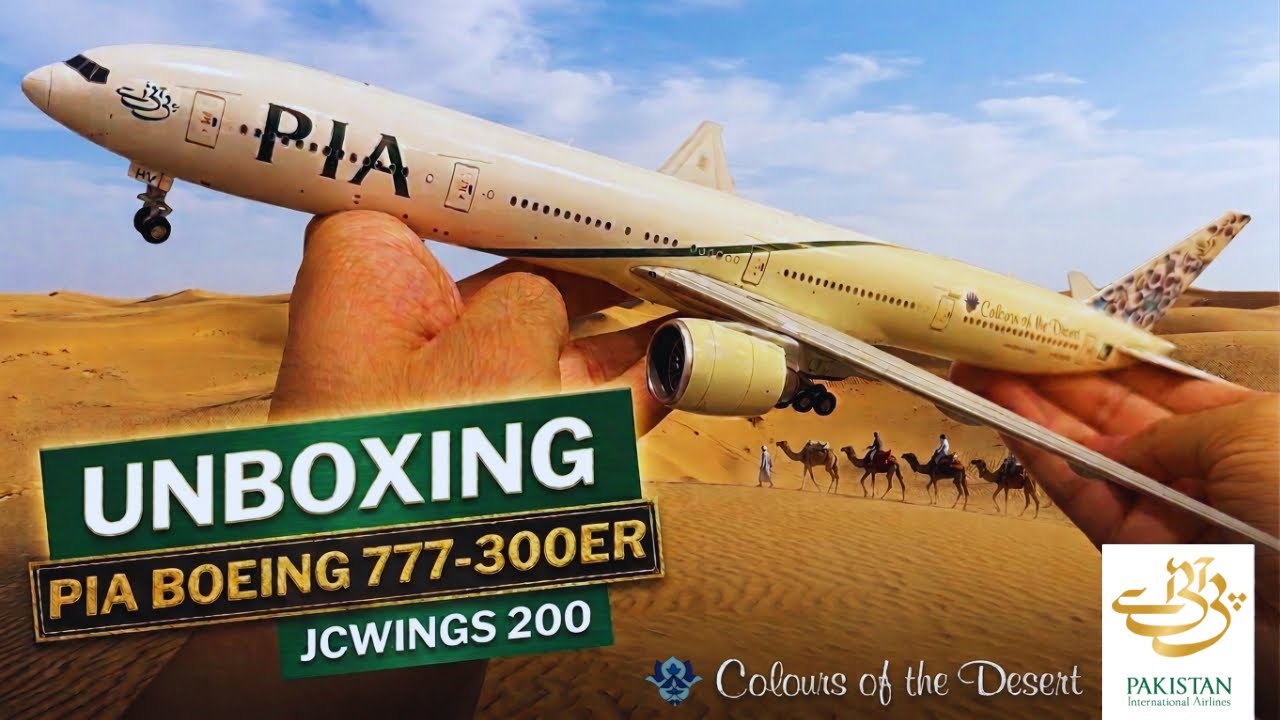 PIA Boeing 777-300ER (Colours Of The Desert Livery) 1:200 Scale AP