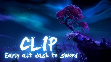 Ori, the will of the wisps: Early alternative dash to sword clip