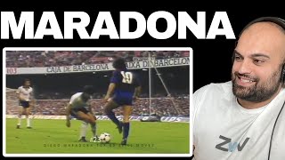 REACTION | Diego Maradona Top 50 Amazing Skill Moves Ever | Is this guy the best in history?