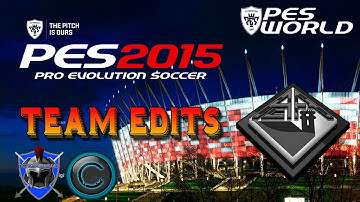 PES 2015 Kit Editing - ACADEMICA Guide for Next Gen Consoles