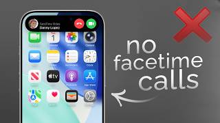 How to Not Receive Facetime Calls on iPhone (tutorial)