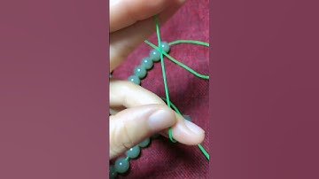 Các lỗ phát bóng phải được nối dây như thế này#shorts #cẩm thạch #ngọc Jadeite A#nanhong #ngọc bích