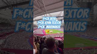 F*ck UEFA, F*ck John Textor, F*ck Marinakis. West Ham 1-2 Crystal Palace 20.09.25
