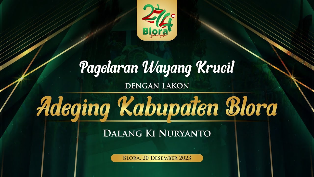 🔴 [LIVE] Sesarengan Nanggap Wayang Krucil Dengan Lakon 