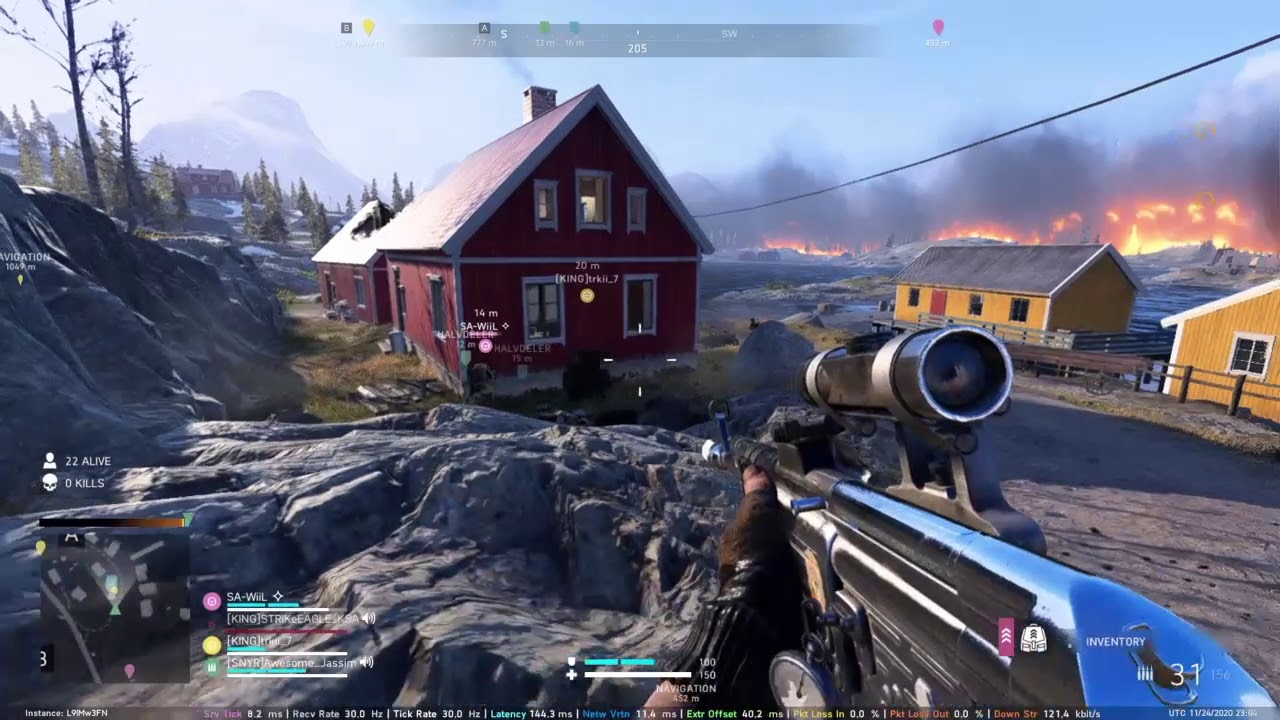 Firestorm wiping full squads. 