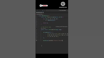 Normal and Trace of Matrix |@CodingwithShameera1 #java #programming
