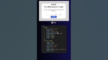 OTP Verification Form Using HTML CSS  #shorts #htmlcss #coding