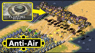 Floating Disks vs all Anti-Air - Same Cost - Red Alert 2