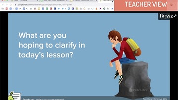 Tips: Presenting a Virtual Lesson Using Screenshare + PearDeck, PowerPoint or AWW Virtual Whiteboard