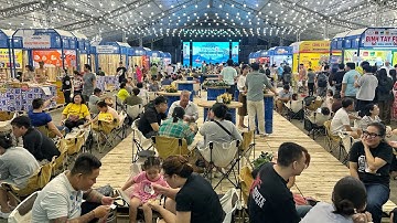 Lễ hội Ẩm thực cua Cà Mau 2025 Lượng người mua ngoài sức tưởng tượng.