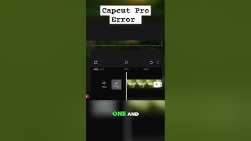 How to remove the Capcut Pro Feature Error #capcut #edit #shorts #short