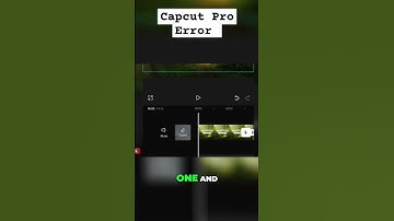 How to remove the Capcut Pro Feature Error #capcut #edit #shorts #short