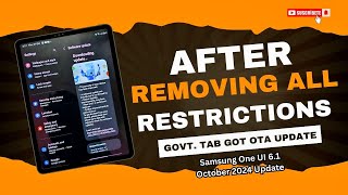 Samsung Galaxy Tab A9: Will it Get OTA Software Updates After Removing Restrictions 