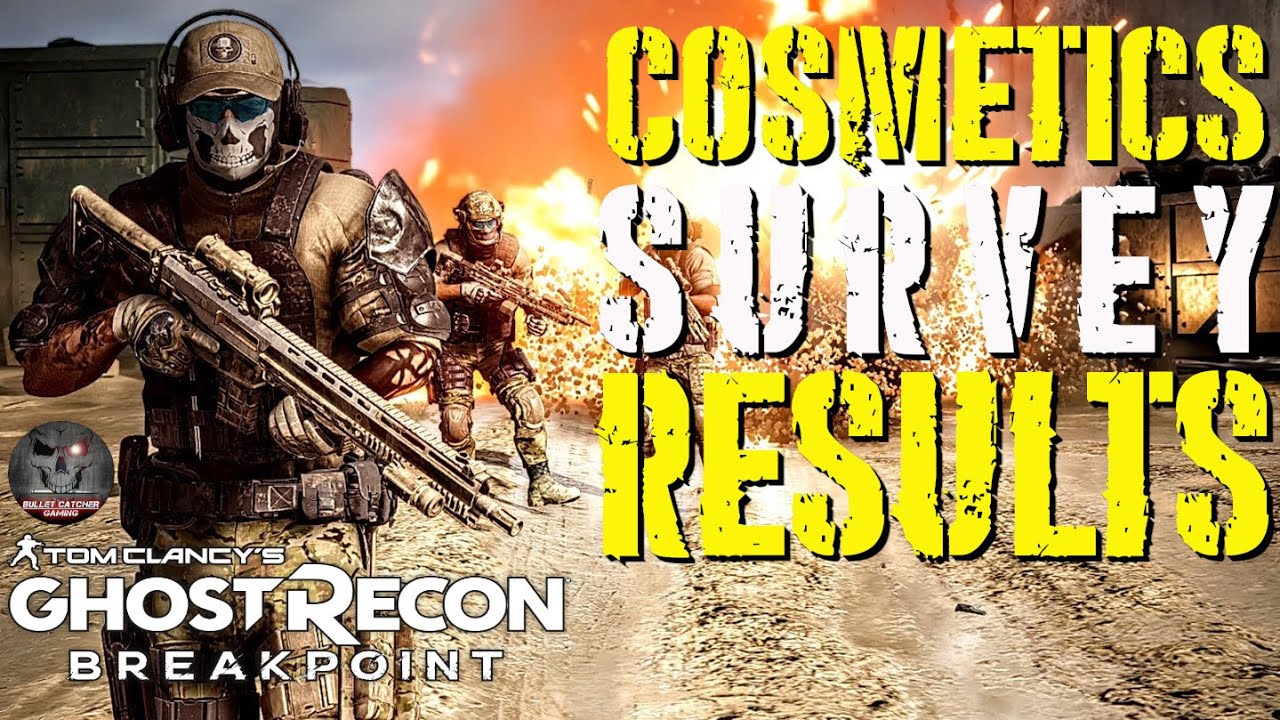 Ghost Recon Breakpoint - COSMETICS SURVEY RESULTS - YouTube