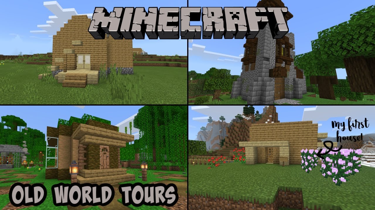 I Toured My Very First Minecraft World - Old World Tours - YouTube