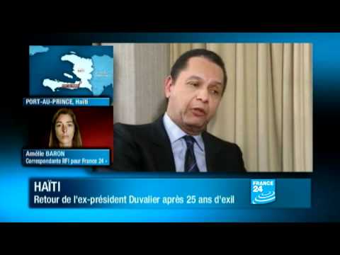 Hati : Jean-Claude Duvalier de retour  Port-au-Prince aprs 25 ans d'exil