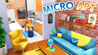 Micro Family Apartment // Sims 4 Speed Build