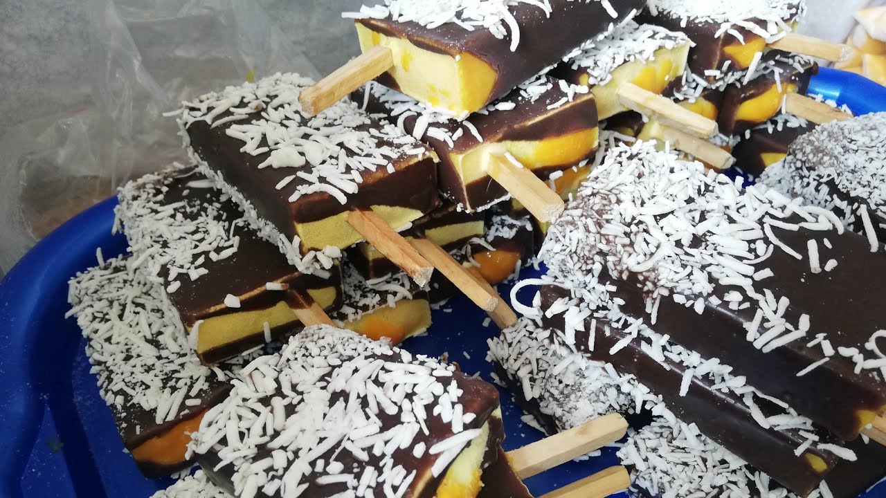 Esquimales para negocio paletería paletas de hielo cubiertas de