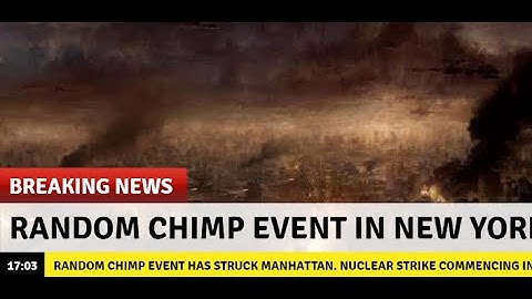 RANDOM CHIMP EVENT HAS BEGUN