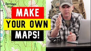 ORDER, PRINT, AND MAKE YOUR OWN TOPO MAPS!