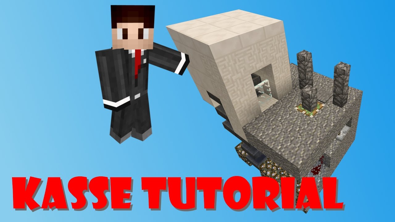 EINFACHE KASSE in MINECRAFT - TUTORIAL