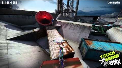 how to get gold and airtime on the docks - Touchgrind BMX