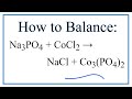 Balancing Chemical Equations