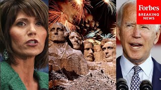 JUST IN: Kristi Noem Rips Biden Over Mt. Rushmore Fireworks Denial