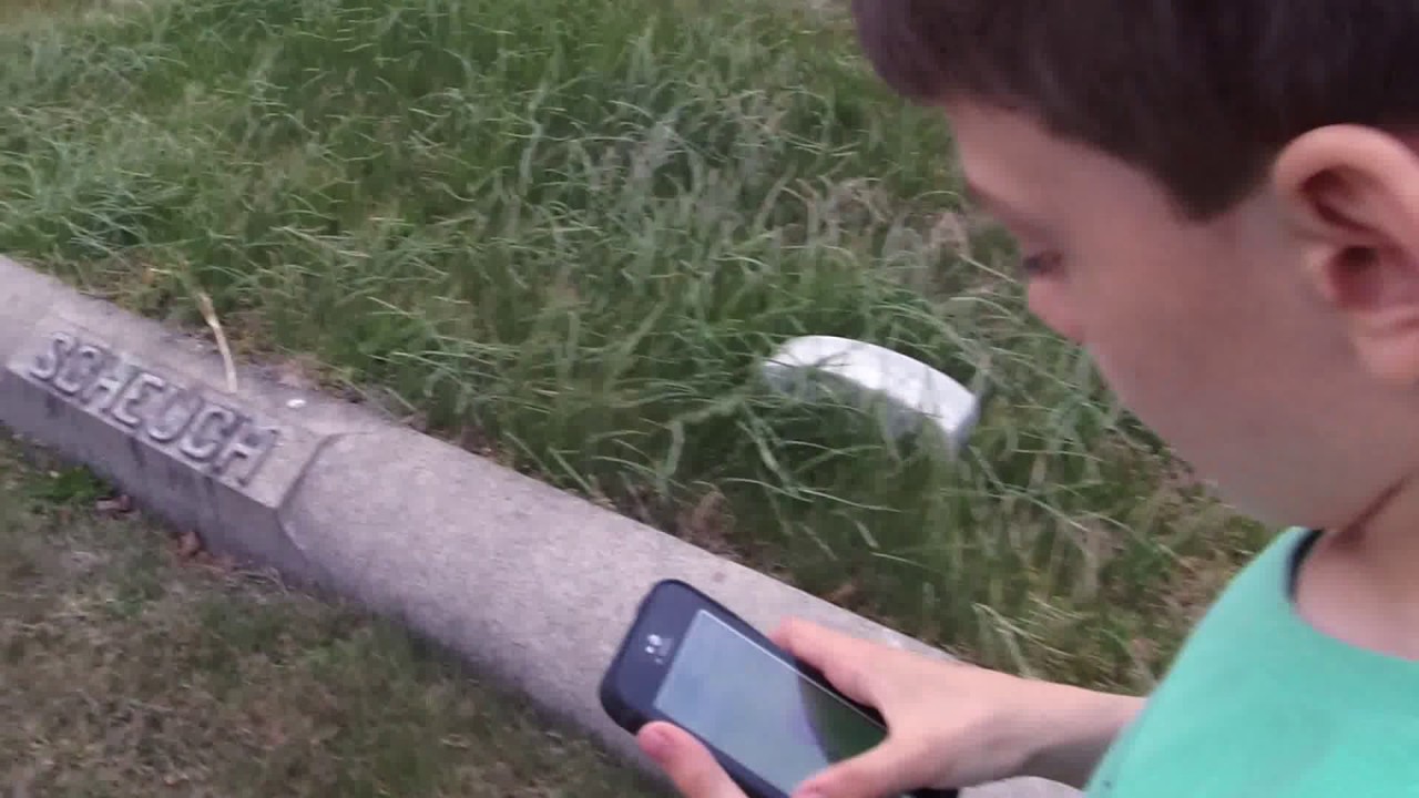 Pokemon Hunting in a Cemetery 