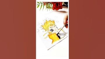 Drawing Naruto sage mode ✨🔥 six paths of sage mode🌟#anime drawing #naruto #anime#art #shorts✨