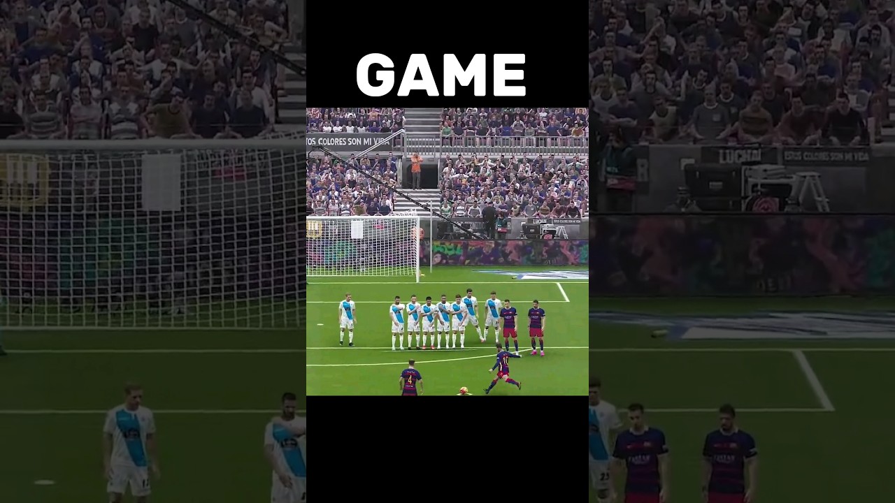 Messi Free Kick Goal Recreated in Pes 21 