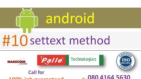 settext method