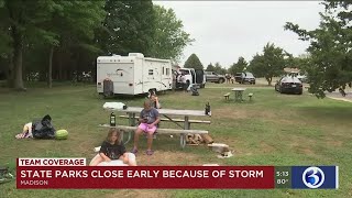 VIDEO: DEEP closes state parks as Tropical Storm Isaias approaches