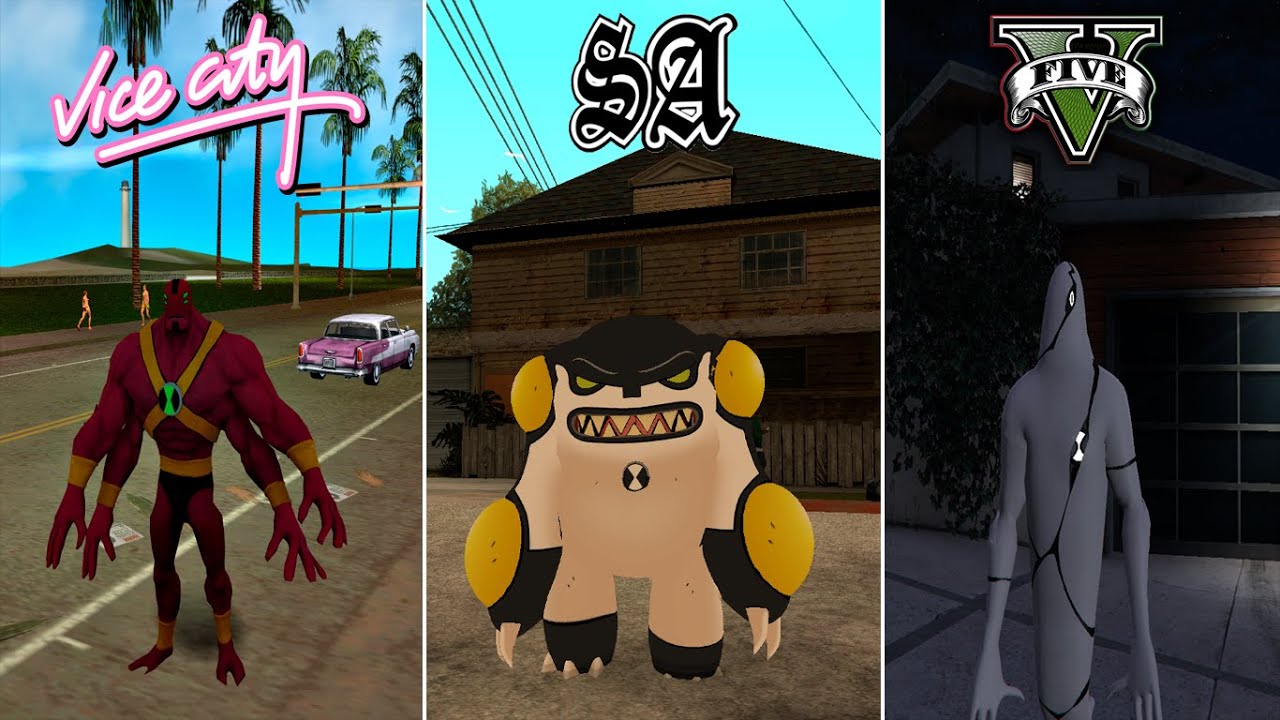 Ben 10 in GTA Games (Evolution)